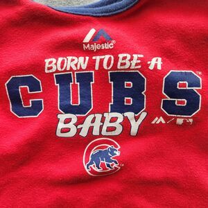 4 Pack Cubs Baseball Short Sleeve Bodysuit Onesie, 0-3mo